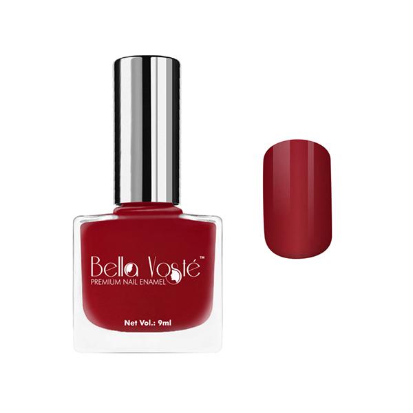 Bella Voste Gel-Shine Nail Paints Right On Red(35) 9 Ml - Nail Polish