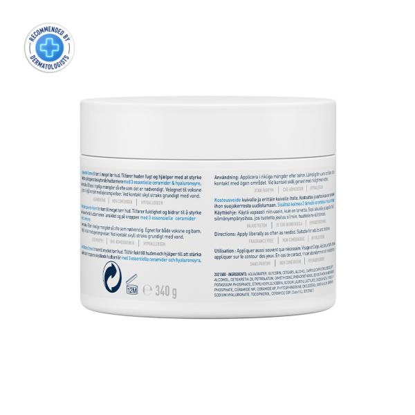 CeraVe Moisturising Cream For Dry To Very Dry Skin 340 gm - Lotions & Creams