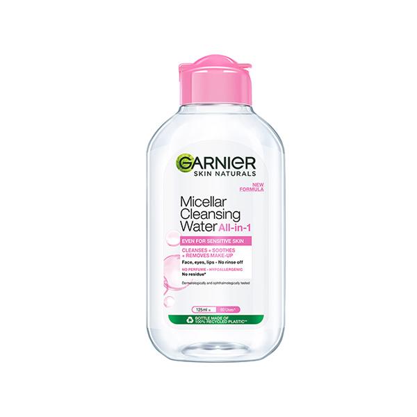Netmeds | Garnier Skin Naturals, New Formula Micellar Cleansing Water All-In-1 Even For Sensitive Skin 125ml