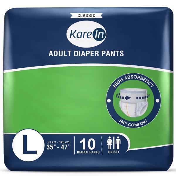 Kare In Adult Diapers (L) 10's - Adult Diapers & Pads