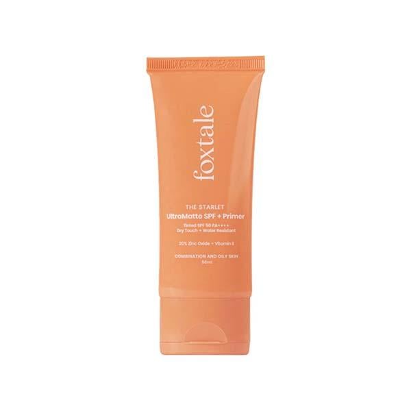 Foxtale Ultra Matte Spf 50 Pa++++ and Primer, Shade 3, No White Cast, Blurs Out Pores 50 ml - Face Creams