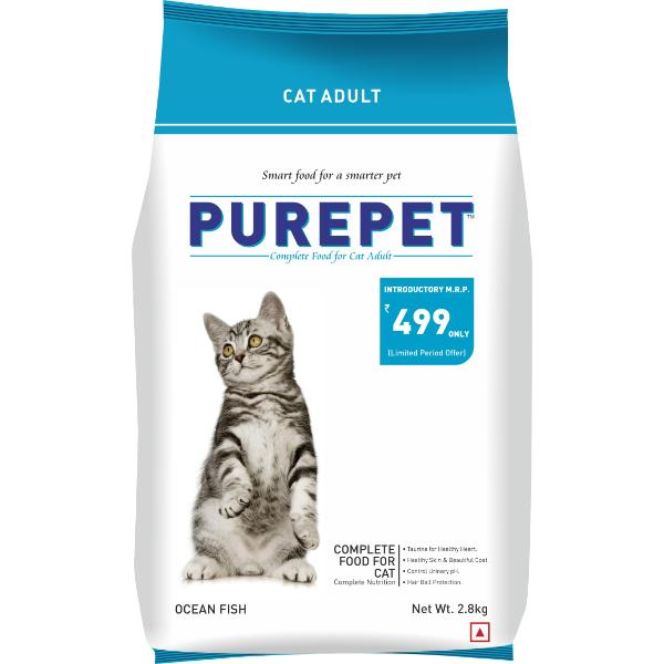 Netmeds | Purepet Adult Cat Food -Ocean Fish 2.8 kg
