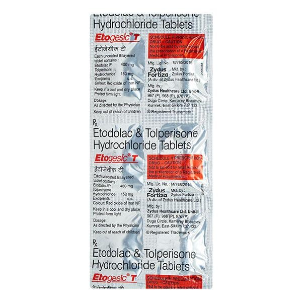 Etogesic T Tablet 10'S - Muscle Spasm-Mus