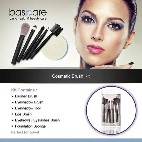 Basicare Cosmetic Brush Set 6's - Face Brush