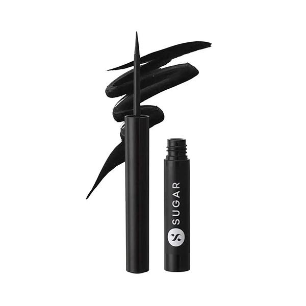 SUGAR Cosmetics Eye Warned You So! Double Matte Eyeliner - 01 Black Swan (Black) 1.7 ml - Eyeliners
