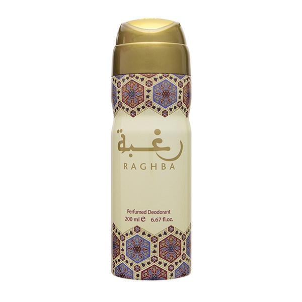 Netmeds | Lattafa Raghba Imported Long Lasting Perfumed Deodorant Spray 200 ml