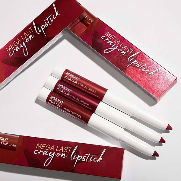 INSIGHT COSMETICS MEGA LAST CRAYON LIPSTICK-MI AMOR (17) 1.3GM - Lip Crayons