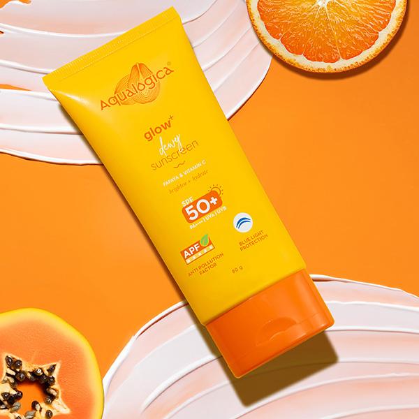 Aqualogicaglow+ Dewy Sunscreen 80 gm - Face Sunscreen