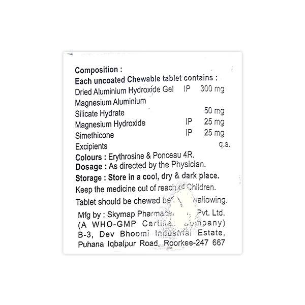 BIOGENE MINT FLAVOUR Chewable Tablet 9's - Ulcer/Reflux/Flatulence-Aaa