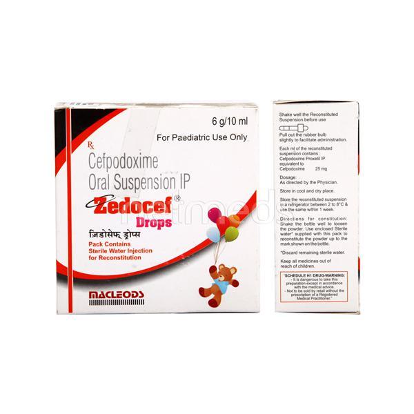 Zedocef Drops 10ml - Bacterial Infections-Cep