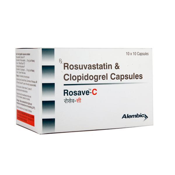 Rosave C 10/75mg Capsule 10'S - High Cholesterol-Dys