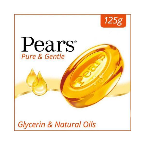 Pears Pure & Gentle Soap Bar- For All Skin Types 125 gm - Soaps