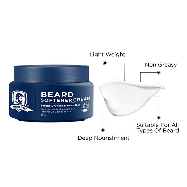 The Beard Story Beard Softner Cream 50 gm - Beard Cream