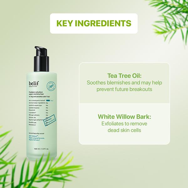 Belif Problem Solution Vegan Moisturizer 100 ml - Face Moisturizers