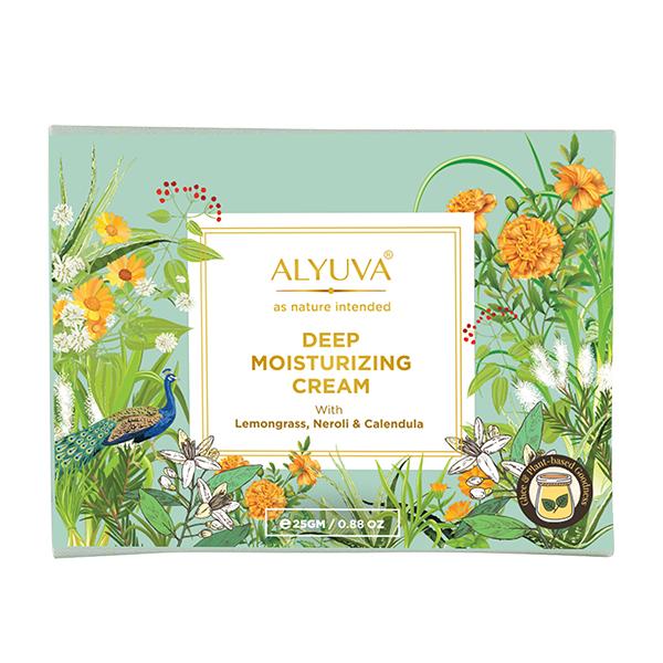 Alyuva Ghee Enriched Deep & Intense Moisturizing Face & Neck Cream for Dry Skin 25 gm - Face Moisturizers