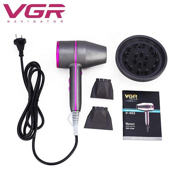 VGR V-403 Professional Hair Dryer 3 Heat Setting comes with Diffuser, Concentrator. 1's - Hair Dryers