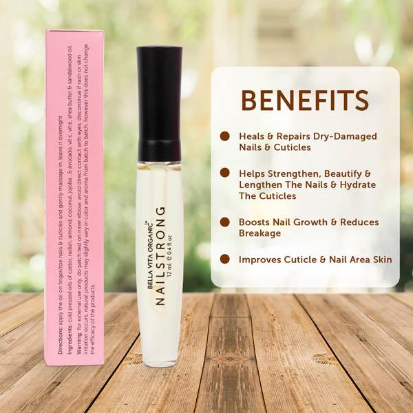 Bella Vita Organic Nailstrong Cuticle Oil 12 ml - Nail Care