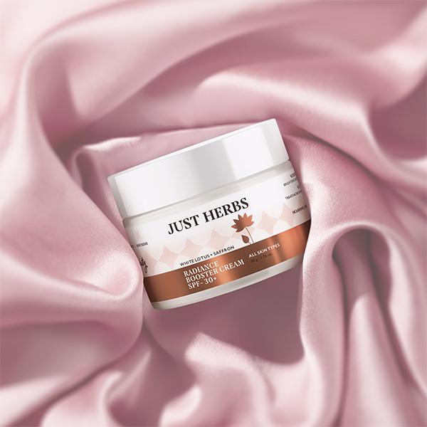 Just Herbs Radiance Booster Cream With SPF 30+ 50 gm - Night Cream
