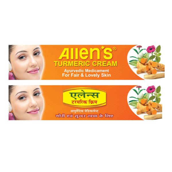 Allen Turmeric Cream 20 gm (Pack Of 3) 1's - Personal Care (Ayush)