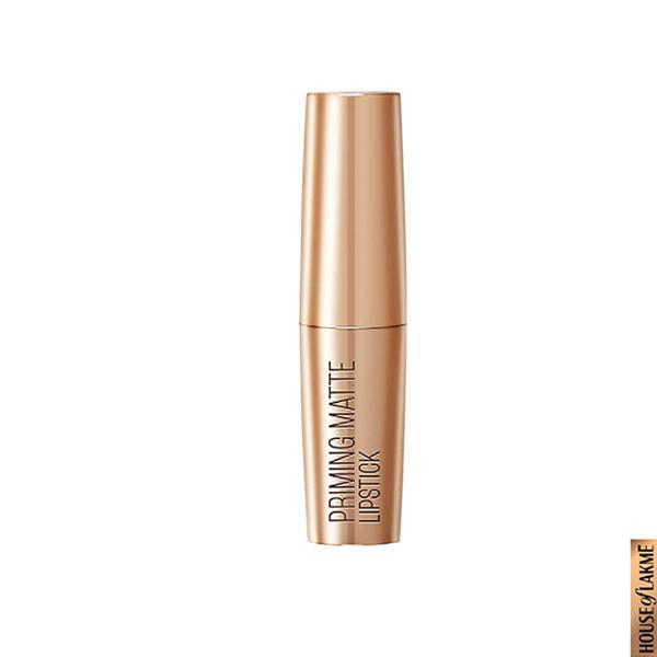 Lakme 9to5 Powerplay Priming Matte Lipstick, Lasts 16hrs, Rosy Sunday, 3.6 gm - Lipsticks