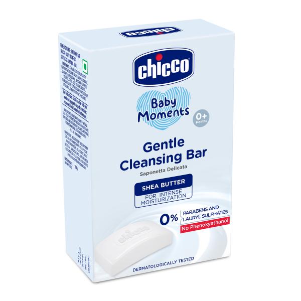 Chicco Baby Moments Gentle Cleansing Bar 100 gm - Baby Soap
