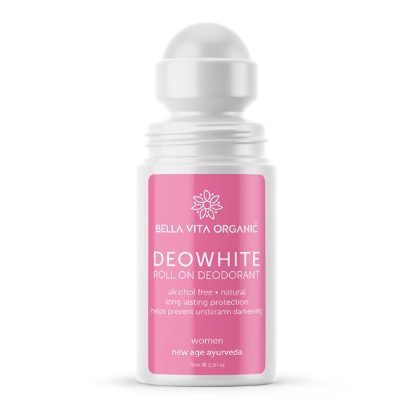 Bella Vita Organic Deowhite Underarm Whitening Natural Roll On Deodorant 75 ml