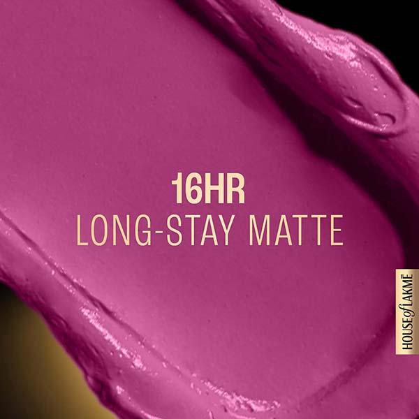 Lakme Forever Matte Liquid Lip, 16hr Lipstick,  Pink Trip 5.6ml - Liquid Lipsticks