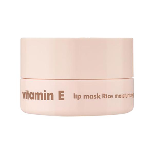 Netmeds | The Face Shop Vitamin E Korean Soothing Rice Lip Mask with Shea Butter for Soft, Hydrated Lips 7 gm