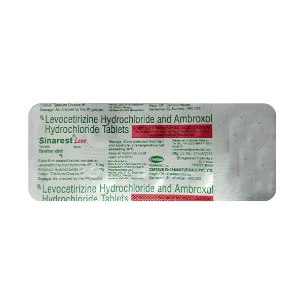 Netmeds | SINAREST LEVO NEW Tablet 10's