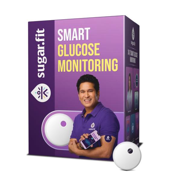 Netmeds | SugarFit Smart Continous Glucose Monitoring System Sensor Device 1's