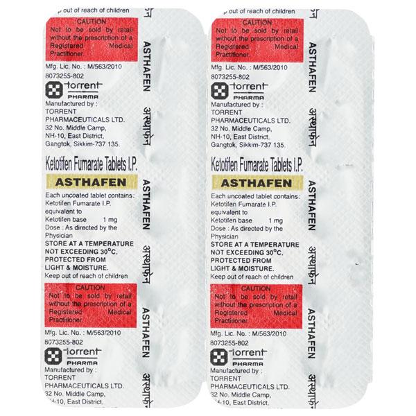 Asthafen Tablet 10'S - Asthma/COPD-Ast