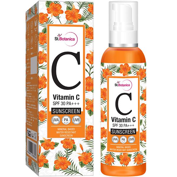 Stbotanica Vitamin C Spf 30 Pa+++ Sunscreen Oil Mineral Based 120 ml - Face Sunscreen