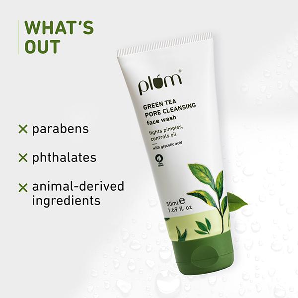 Plum Green Tea Pore Cleansing Face Wash 50 ml - Face Washes