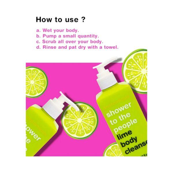 Anatomicals Lime Body Cleanser 50 ml - Shower Gels & Body Wash