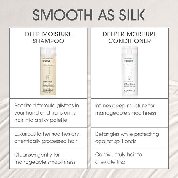 Giovanni Organic Smooth As Silk Deep Moisture Conditioner 250 ml - Conditioners