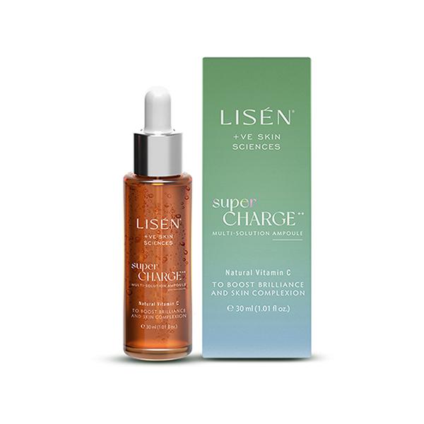 LISEN Supercharge ++ Muti-Solution Ampoule Fomulated with Natural Vitamin C 30 ml