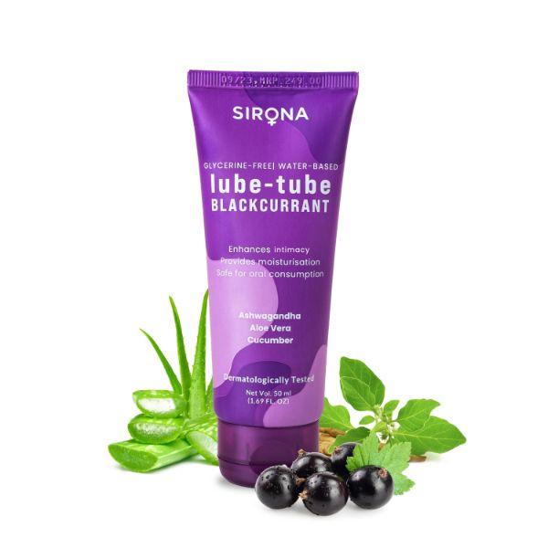 Netmeds | Sirona Glycerine Free Blackcurrent Lubricant Gel for Men & Women 50 ml