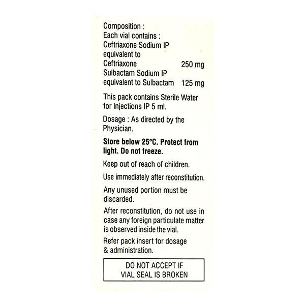 Monobact 375mg Injection 1's - Bacterial Infections-Cep