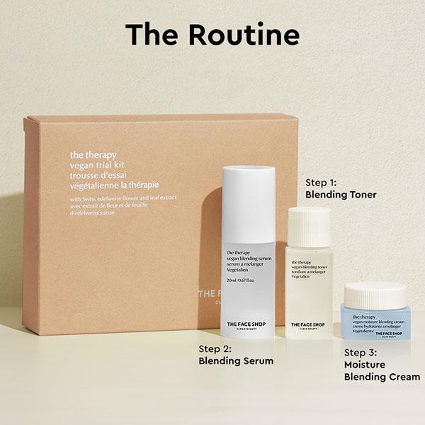 The Face Shop The Therapy Vegan Trial Kit 62 ml - Makeup Kits & Sets