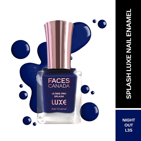 Netmeds | Faces Canada Ultime Pro Splash Luxe Nail Enamel - Night Out (L35) 12 ml