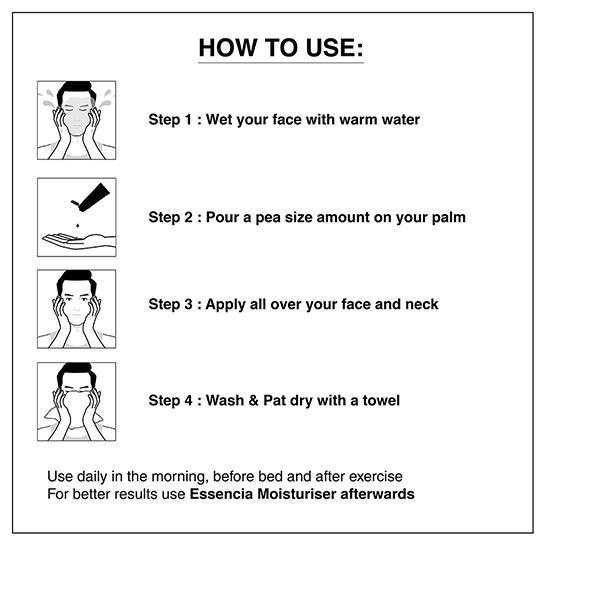 The Man Company Charcoal Face Wash - Ylang-Ylang & Argan 100 ml - Face Wash & Cleansers