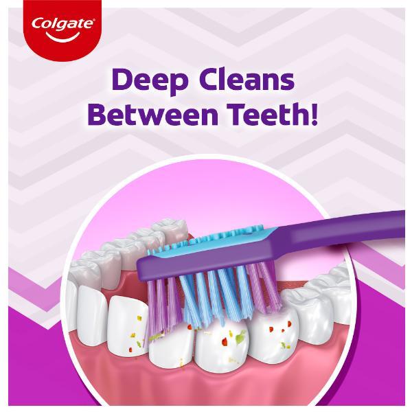 Colgate Zig Zag+ Anti-Bacterial Toothbrush - Soft (Pack of 6) - Toothbrushes