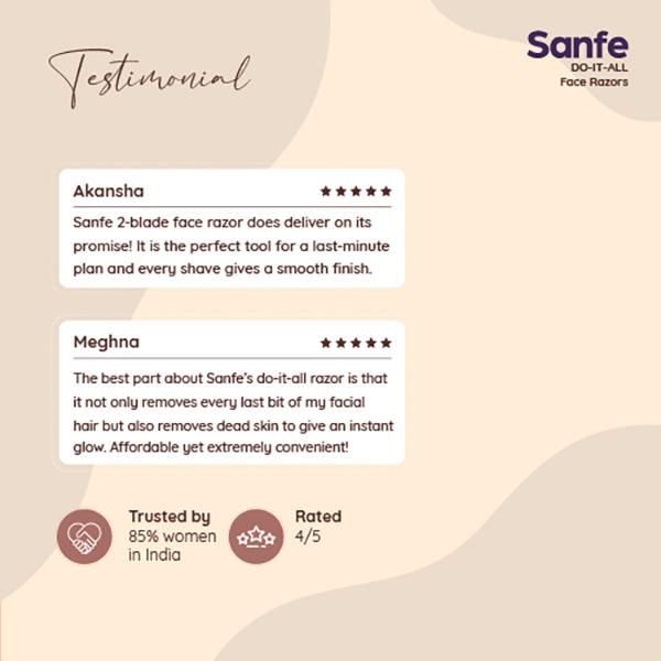 Sanfe DOITALL FACE RAZORS 1's - Hair Removal Accessories