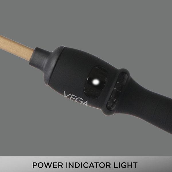 Vega Chopstick Hair Curler 7x10 mm With Ceramic Coated Barrel (VHCS-01) Black 1's - Multi-Stylers