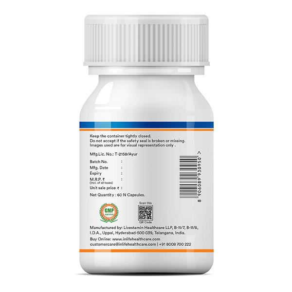 INLIFE Energy Booster Capsules 60's - Multi-Vitamins