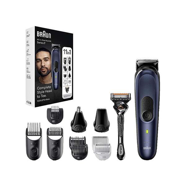 Netmeds | Braun MGK7450 11-in-1 Style Kit for Men from Gillette, All-in-One Tool 9 Attachments, Waterproof 595 gm