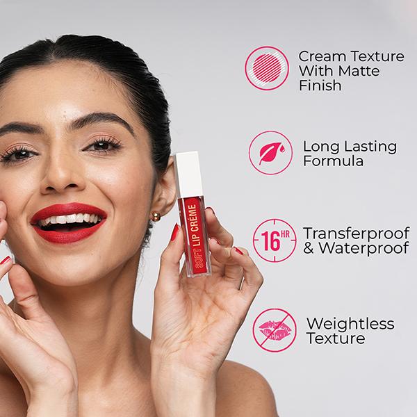 Insight Cosmetics Soft Lip Creme - Cruising Maroon 6 gm - Liquid Lipsticks