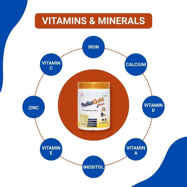 Pedia Gold Plus Vanilla 400 gm - Kids Nutrition