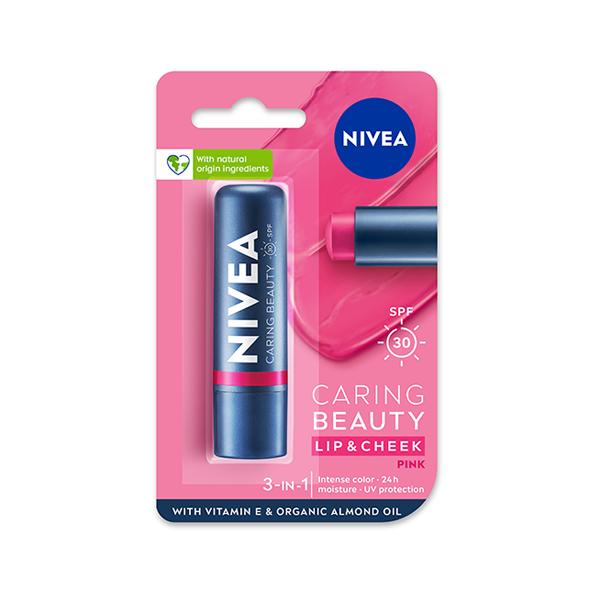 Nivea Lip-Care Caring-Beauty-Pink 4.8 gm