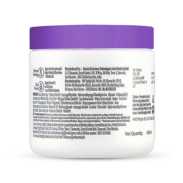 Schwarzkopf Professional Bonacure Frizz Away Treatment with Babassu Oil,with Vegan Keratin 500 ml - Hair Masks & Packs